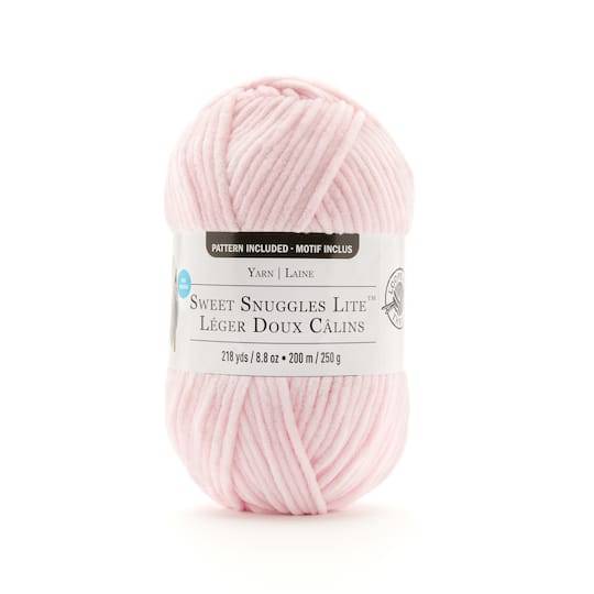 Loops & Threads Sweet Snuggles Lite Yarn, Bare Pink