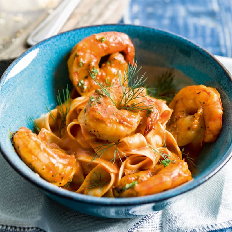 Scampi crémoso