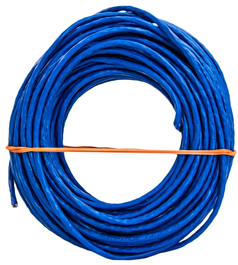 Southwire 100-ft 23 Cat 6 4 Riser Blue Data Cable Pull Box | 56918943