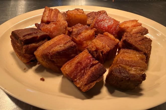 Chicharrón 1/2 Lb. / Fried Pork Belly 1/2 Lb.