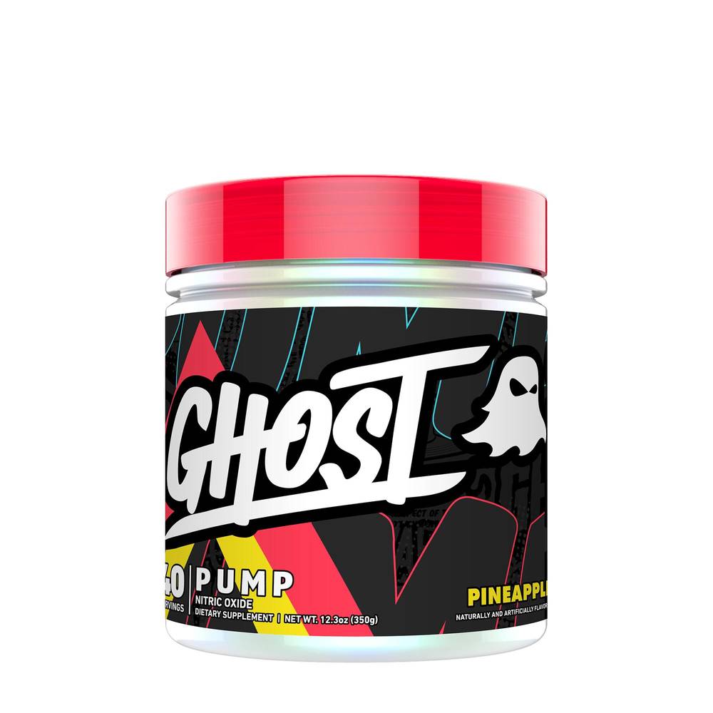 Ghost Pump Nitric Oxide Dietary Supplement, Pineapple (12.3 oz)