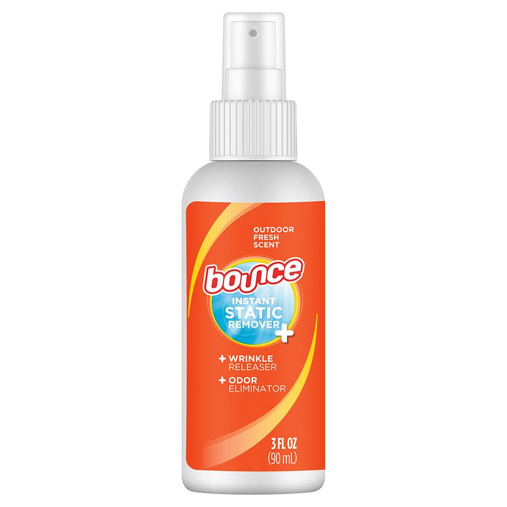 Bounce Rapid Touch-Up 3 In 1 Wrinkle Releaser Clothing Spray - 3 Fl Oz