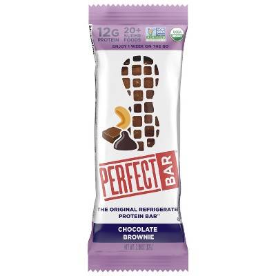 Perfect Bar Chocolate Refrigerated Protein Bars, Browine (2.3 oz)