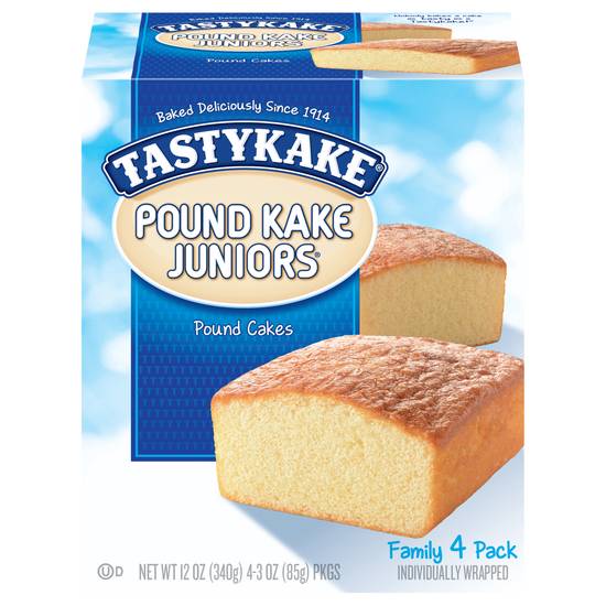 Tastykake Pound Cake Juniors (4 x 3 oz)