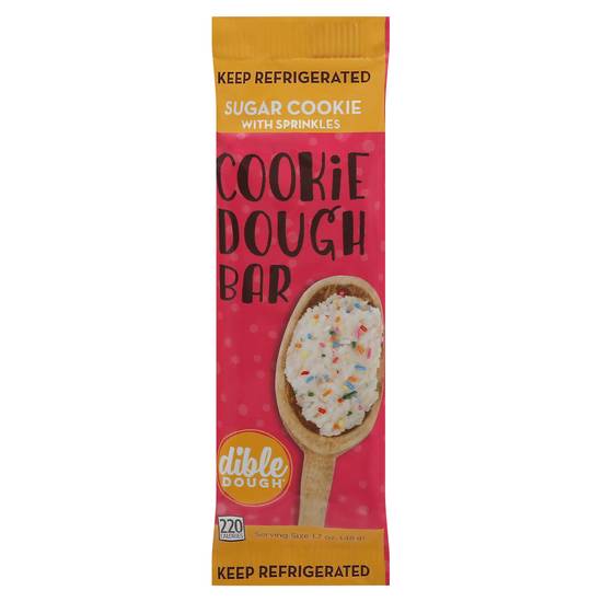 Dible Dough Sprinkles Cookie Dough Bar