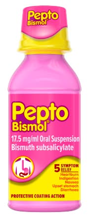 Pepto-Bismol Nausea, Heartburn, Indigestion, Upset Stomach & Diarrhoea Relief (240ml)
