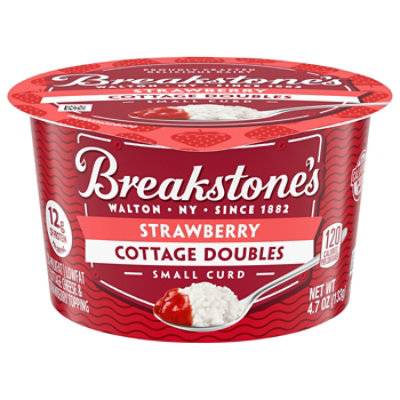Breakstone's Strawberry Cottage Doubles Small Curd