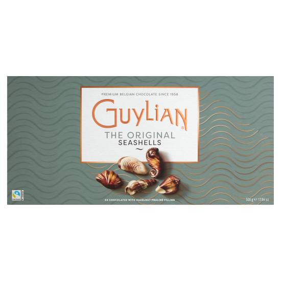 Guylian Fairtrade the Original Seashells Chocolates With Hazelnut Praliné Filling (500g)