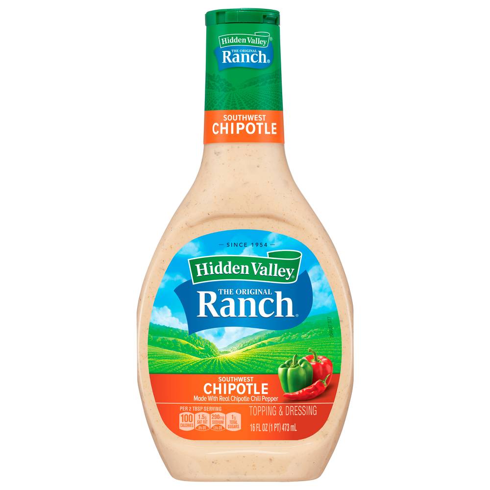 Hidden Valley Southwest Chipotle Ranch Dressing (16 fl oz)