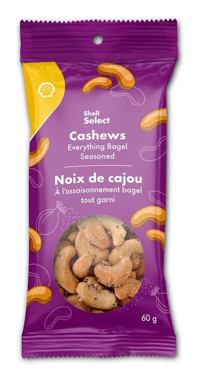 Shell Select Everything Bagel Cashews 60g
