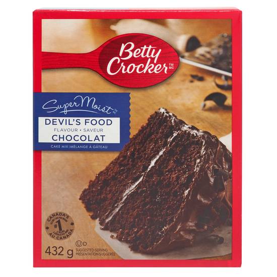Betty Crocker Super Moist Devil'S Food Cake Mix (510g/432g)