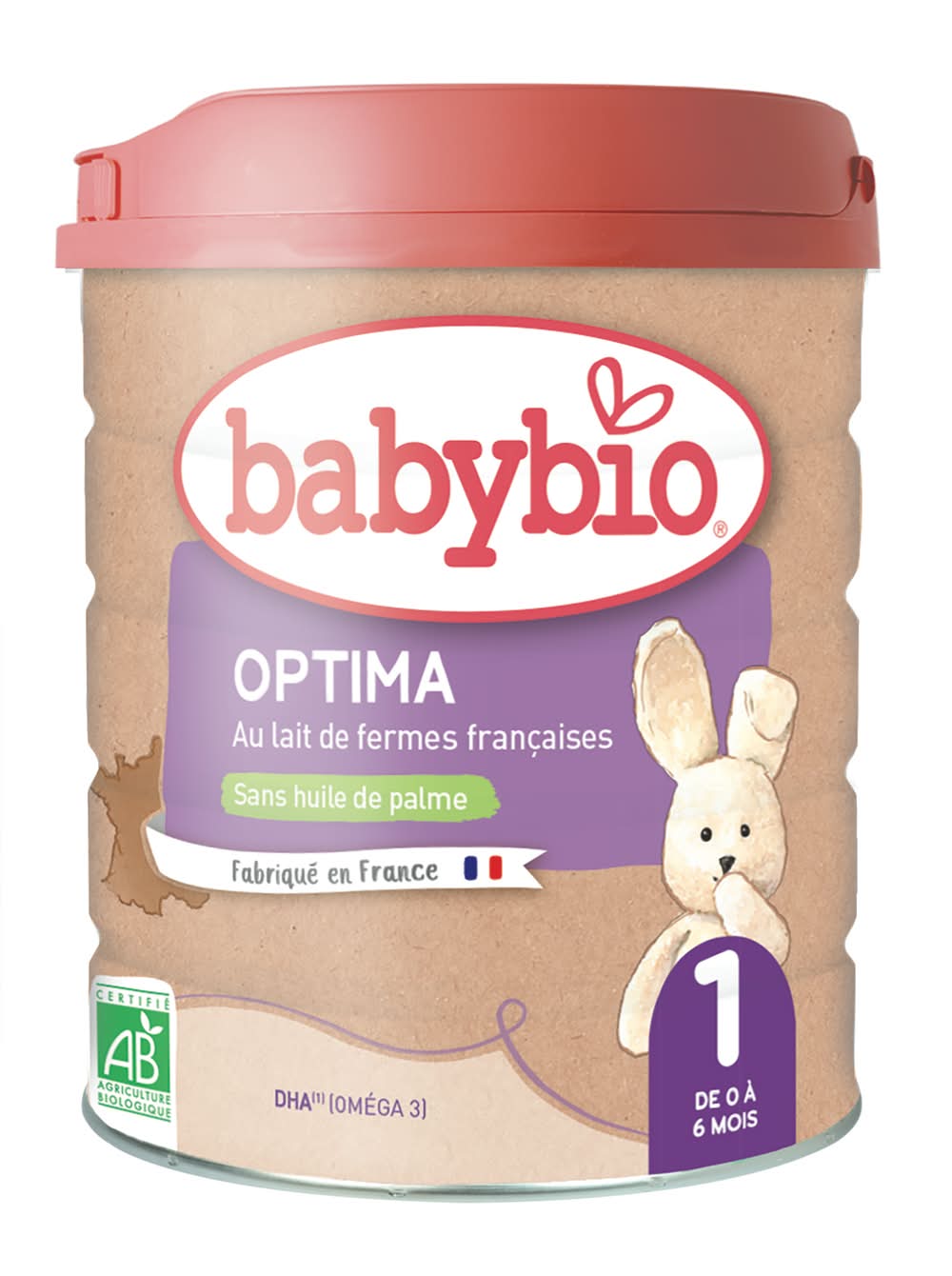 Babybio - Optima lait pour nourissons biologique en poudre de 0 à 6 mois (800g)