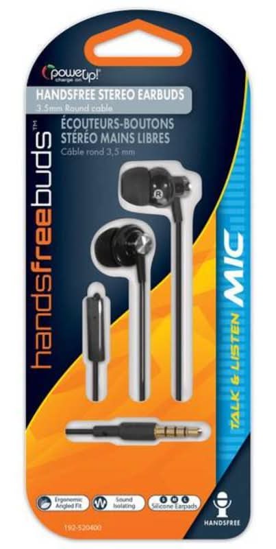 Power Up! Stereo Headset With Mic Black
