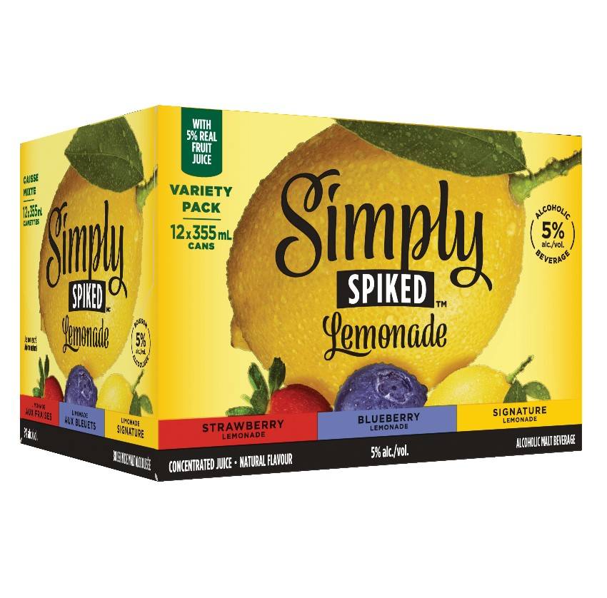 Simply Spiked Variety Pack Beer (12 ct, 29.58 mL)