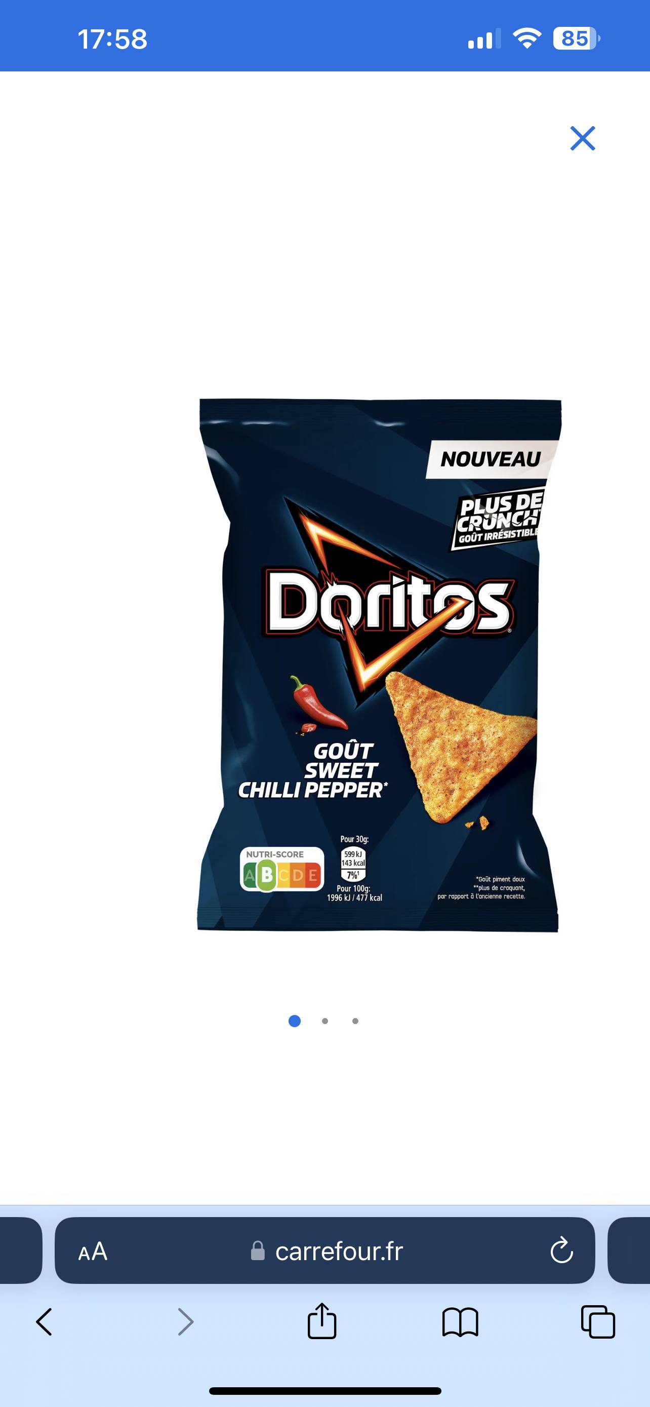 Doritos chili peper