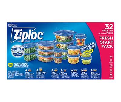 Ziploc Fresh Start Food Storage Container With Lids
