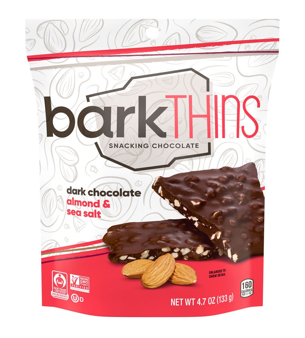 Barkthins Dark Chocolate, Almond & Sea Salt (4.7 oz)