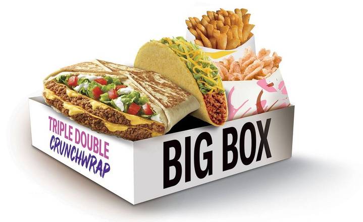 Triple Double Crunchwrap Big Box