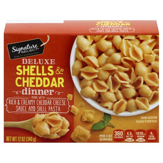 Signature Select Deluxe Shells & Cheddar Cheese Pasta