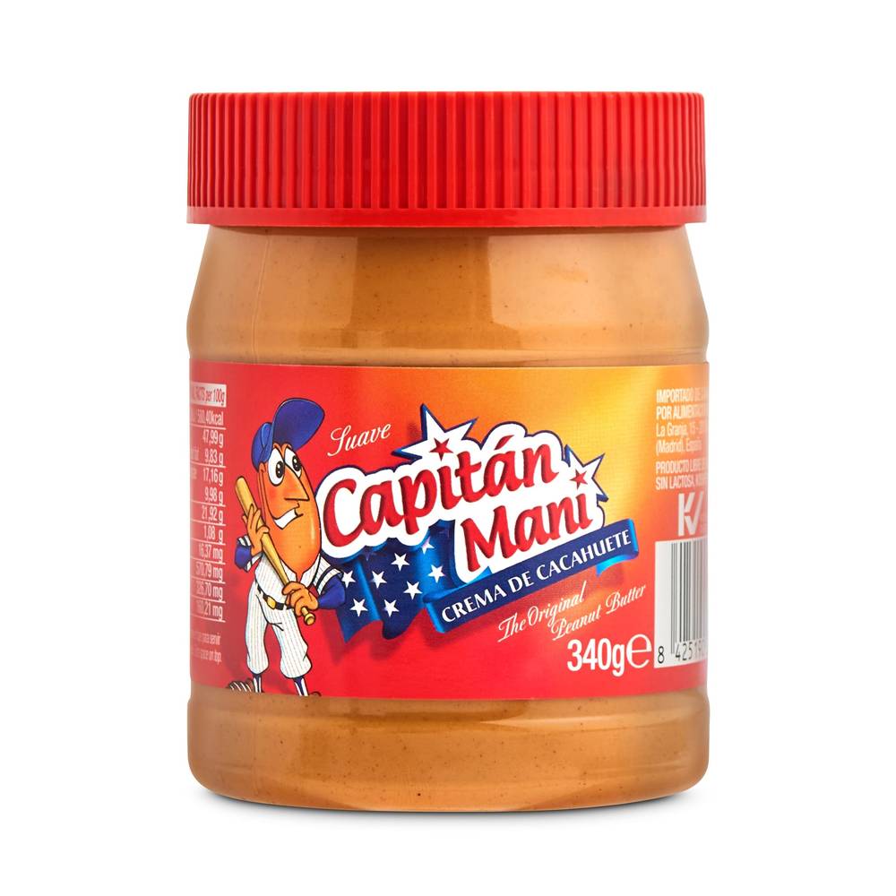 Crema De Cacahuete Capitán Mani Bote 340 G