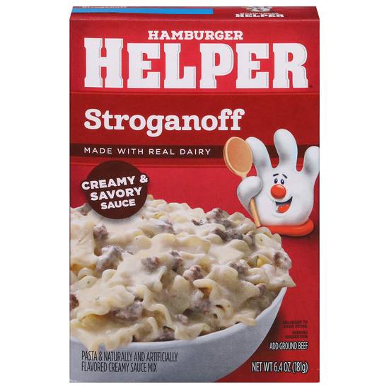Hamburger Helper Stroganoff (creamy-savory sauce)