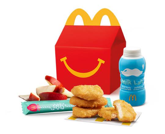 Happy Meal 4 McNuggets with Apple Slices [270-450 Cals]