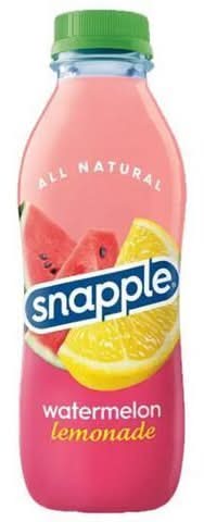 Snapple All Natural Watermelon Juice, Lemonade (16 fl oz)