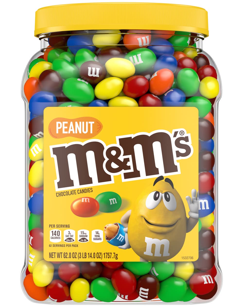 M&M's Chocolate Candies, Peanut (62 oz)