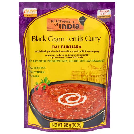 Kitchens Of India Mild Dal Bukhara Black Gram Lentils Curry