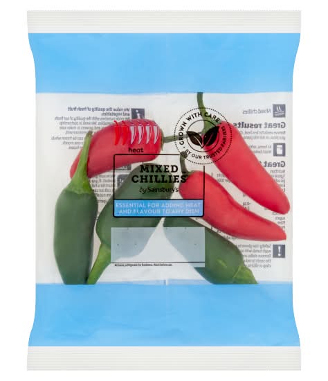 Sainsbury's Mixed Chillies (80g)