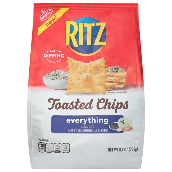 Ritz Everything Toasted Chips, 8.1 oz