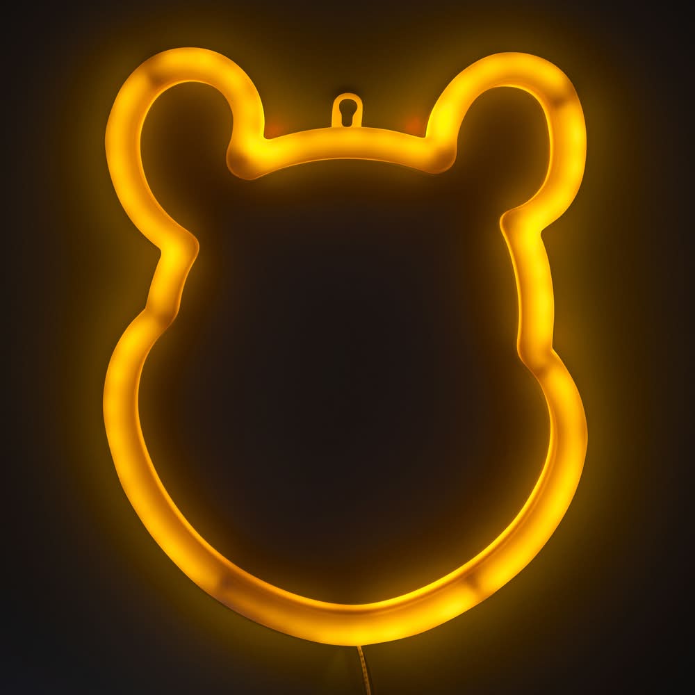Disney Winnie The Pooh Neon Wall Art