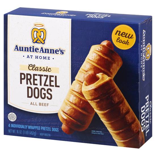 Auntie Anne's Classic All Beef Pretzel Dogs (4 ct)