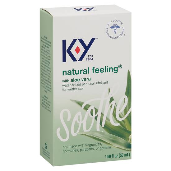 K-Y Natural Feeling With Aloe Vera Soothe Personal Lubricant