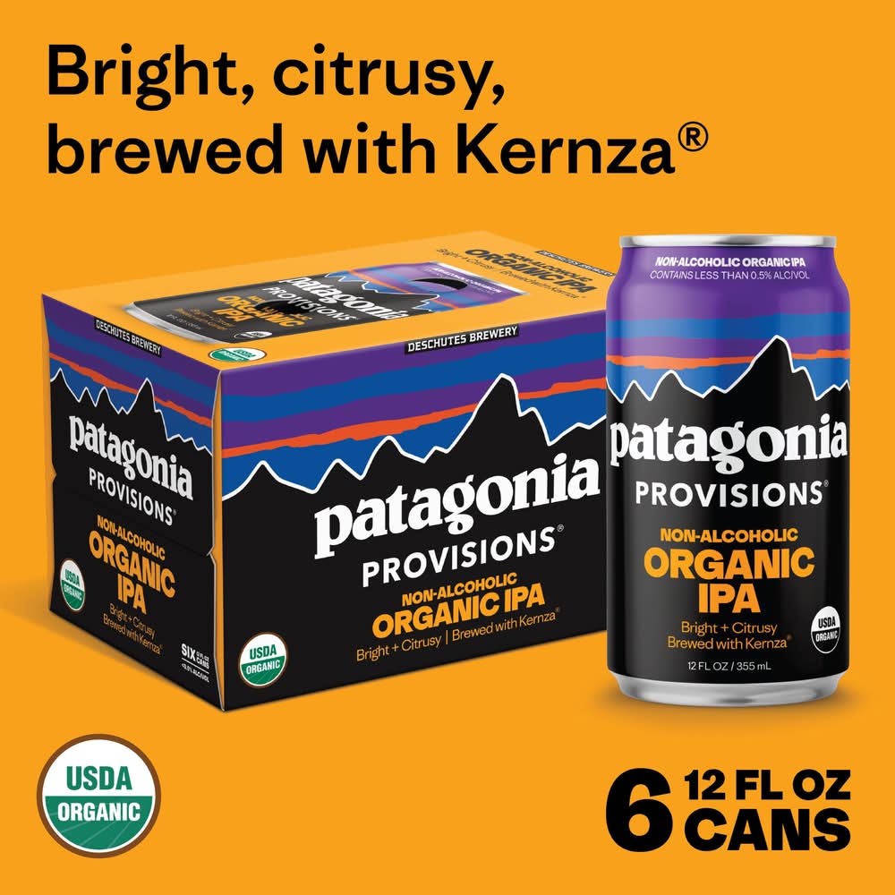 Patagonia Provisions Non-Alcoholic Organic Ipa (6 x 2 fl oz)