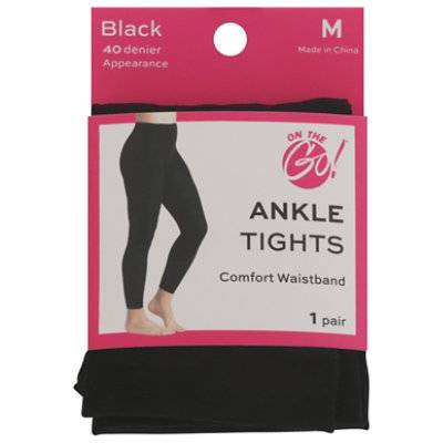 Otg Ankle Tights Blk Med - 1 Pr