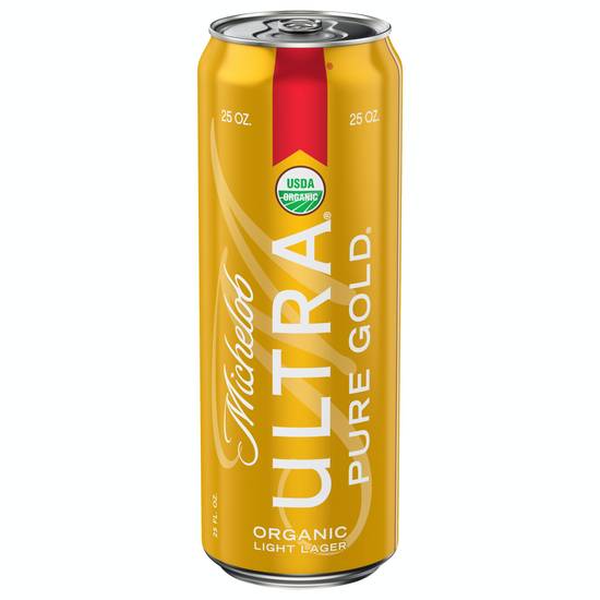 Michelob Ultra Pure Gold Organic Light Lager Beer (25 fl oz)