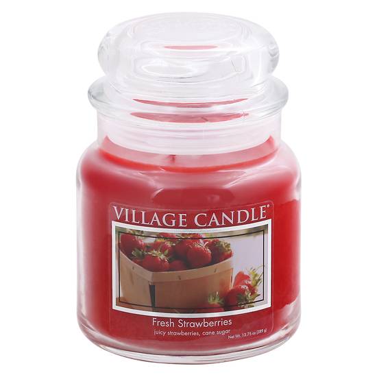 Village Candle Fresh Strawberries Candle (13.7 oz)