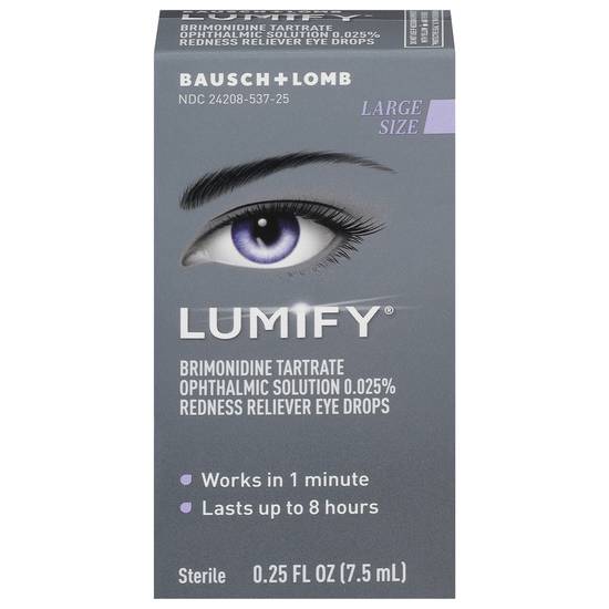 Lumify Brimonidine Redness Reliever Eye Drops (0.25 fl oz)