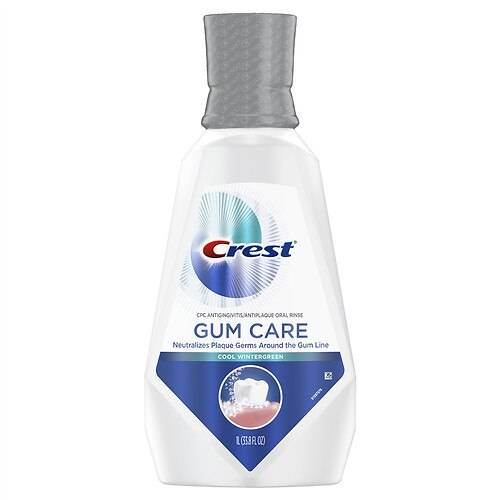 Crest Gum Care Mouthwash Cool Wintergreen - 33.8 fl oz