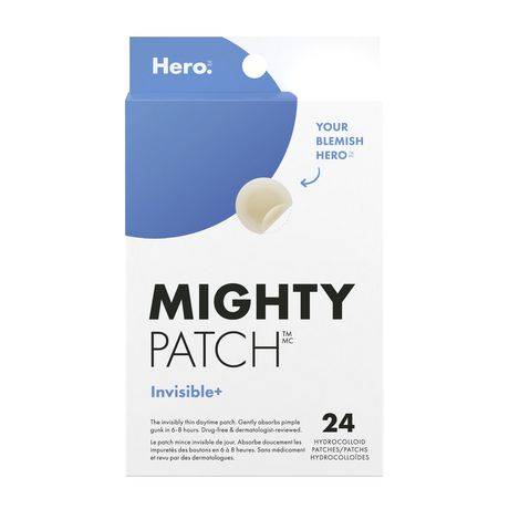 Hero Cosmetics Mighty Patch Invisible+ Acne Pimple Patches (24 ct)