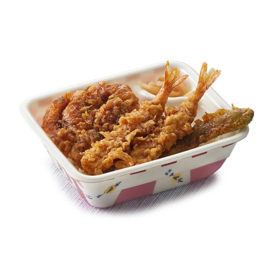 たれづけ海老づくし天丼弁当