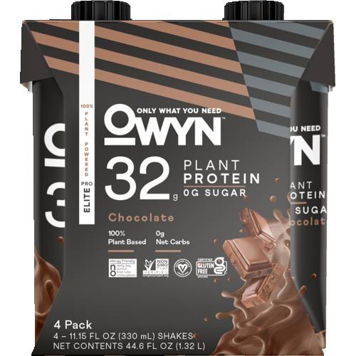Only What You Need Chocolate Elite Protein Shakes 4 Pack