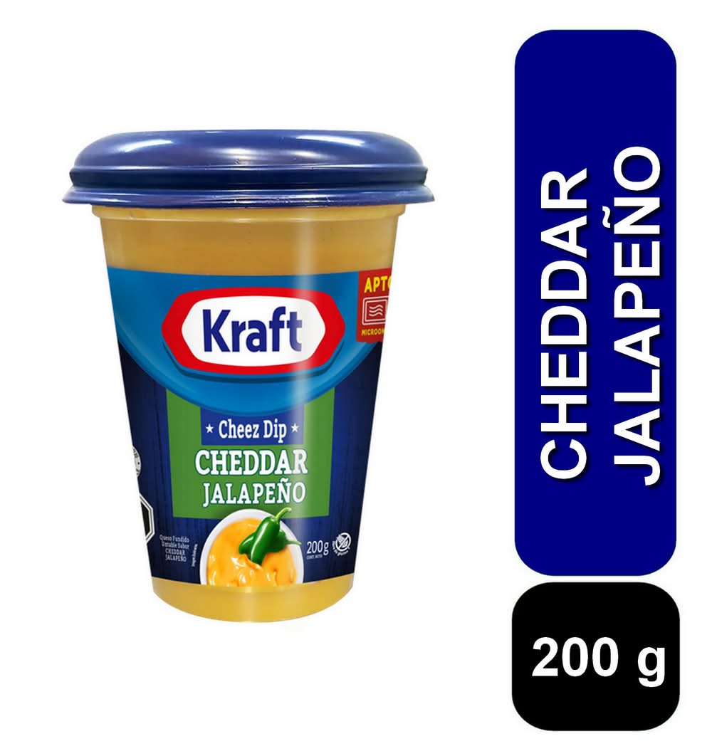 Kraft · Queso fundido untable - Cheddar-Jalapeño (200 g)