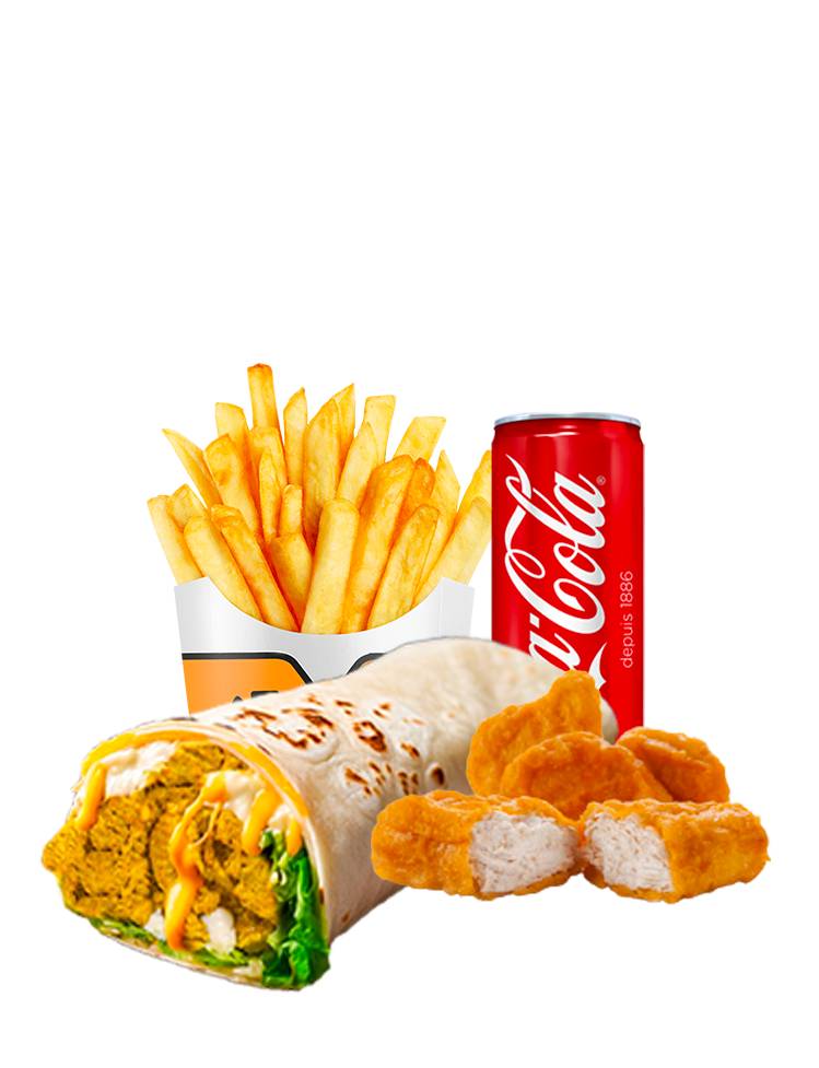 W1 - Wrap au choix + 5 Nuggets