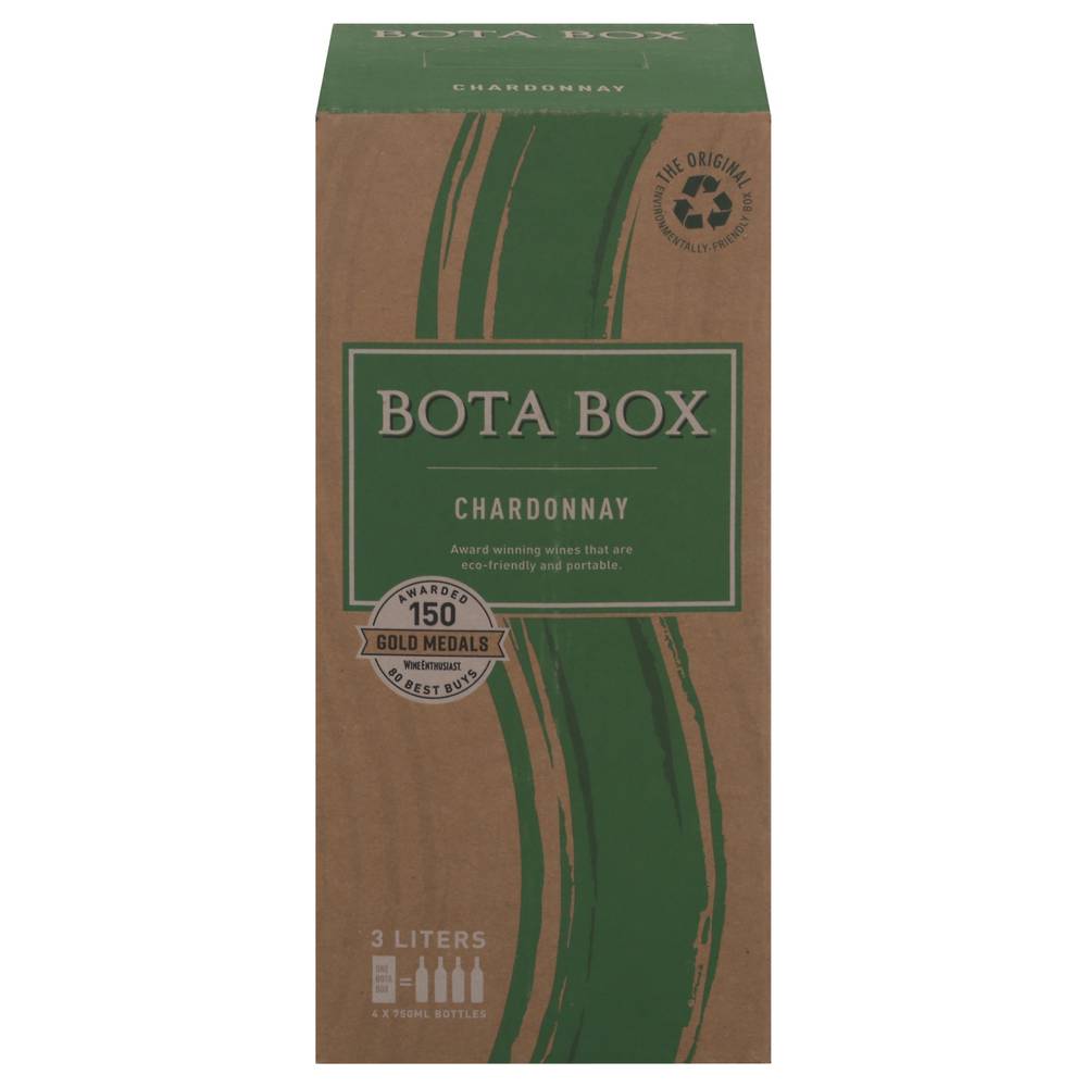 Bota Box Chardonnay White Wine (4 ct, 0.75 L)