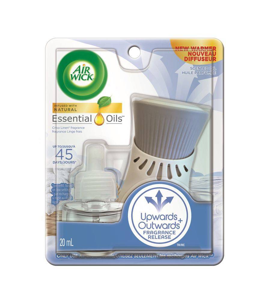 Air Wick Scented Oil Kit Crisp Linen Air Freshener (1 count)