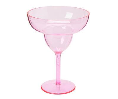 Plastic Margarita Glass, Pink