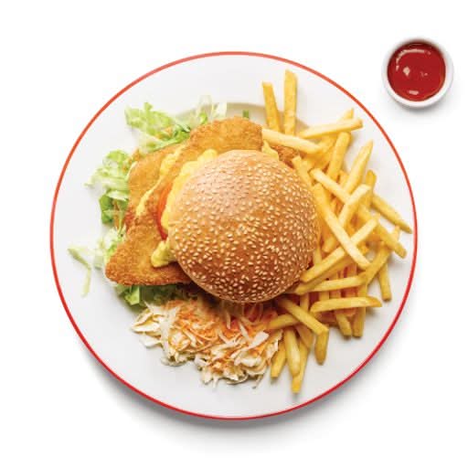 Menu Double Chicken Burger