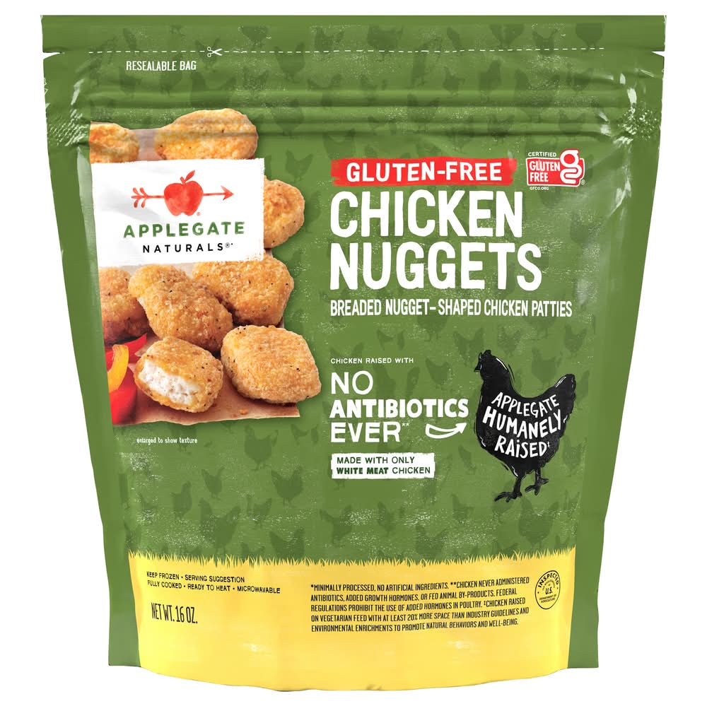 Applegate Naturals Gluten Free Nuggets, Chicken (16 oz)